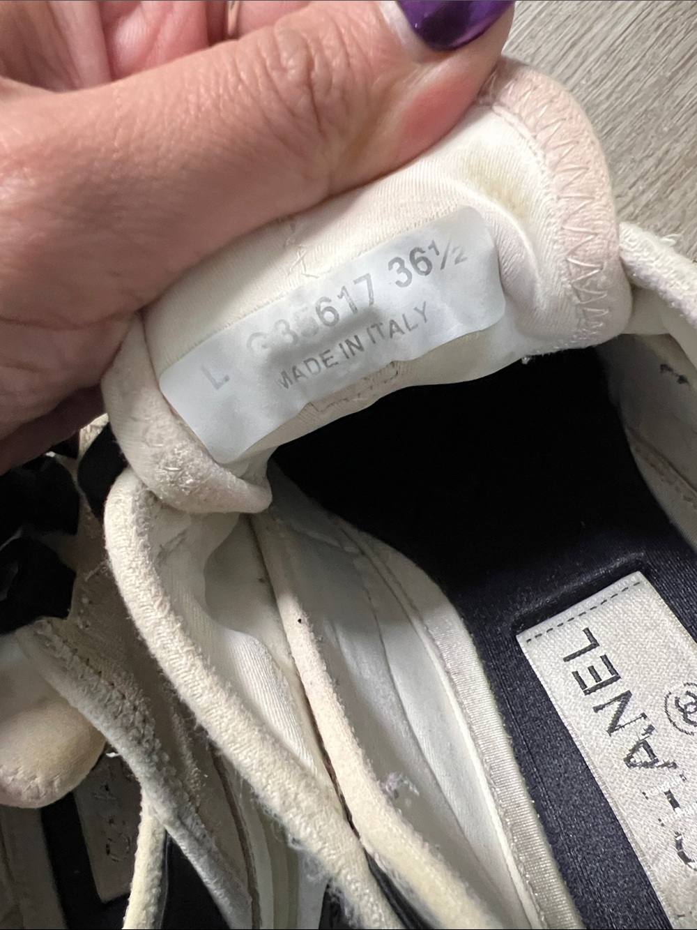 Chanel Trainers Suede and Leather Sneakers - Picture 7 of 15